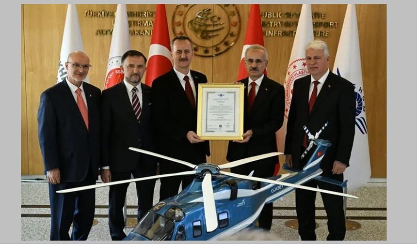 Gökbey'e uçuşa elverişlilik sertifikası