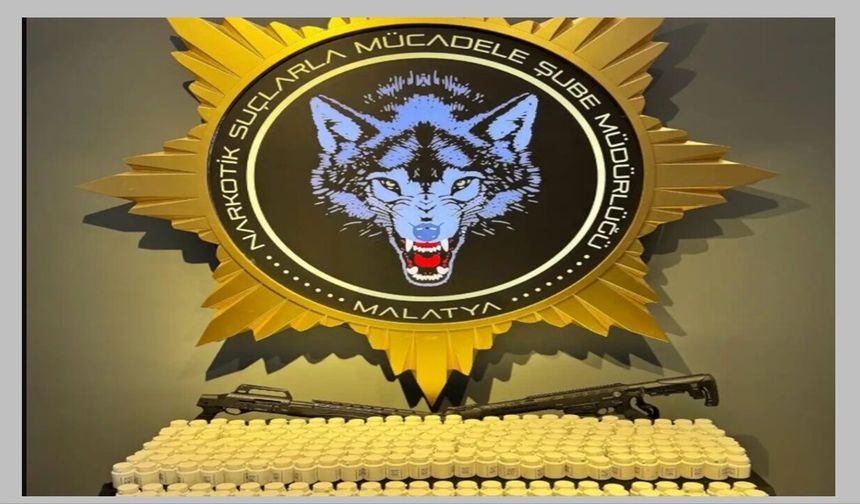 Malatya’da uyuşturucu ve silah operasyonu: 4 gözaltı