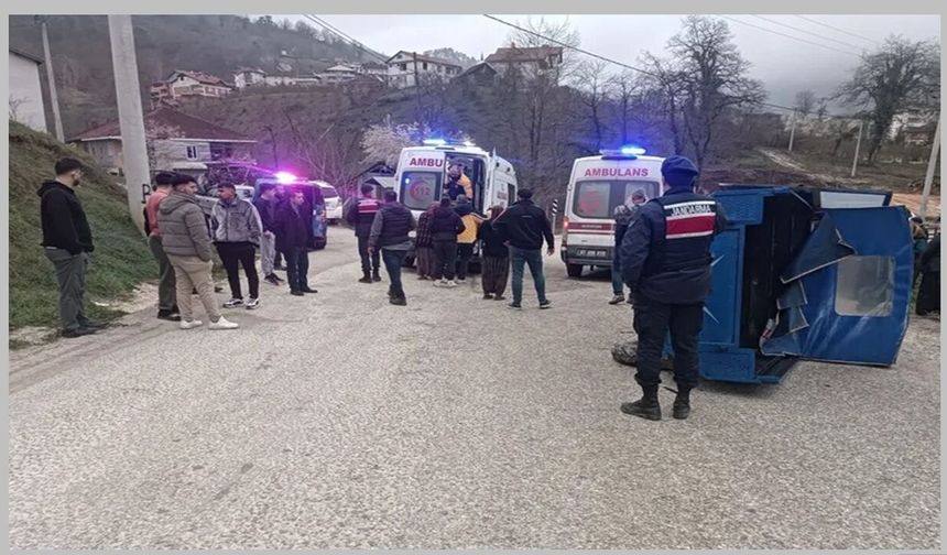 Düzce Yığılca’da patpat kazası: 2 yaralı