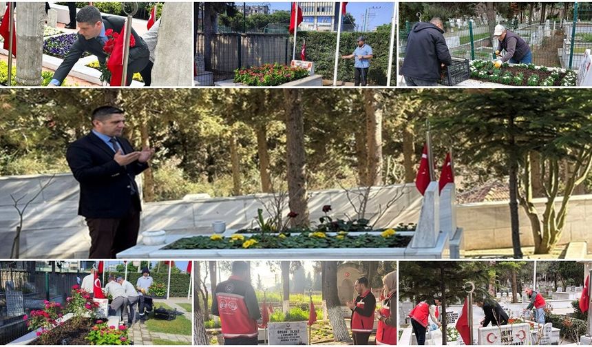 Kocaeli'de Bayram Öncesi Şehitlik Ziyaretleri