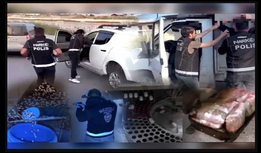 75 İlde Uyuşturucu Operasyonu, 1.319 Şüpheli Yakalandı