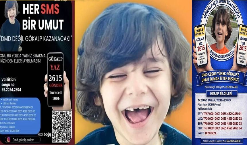 Gökalp Erdem İçin Hep Birlikte Umut Seferberliği