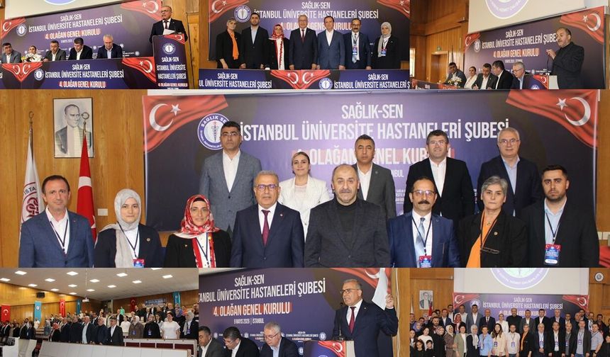 Sağlık-Sen İstanbul Üniversiteler Şubesi’nde İsmail Çor Yeniden Başkan