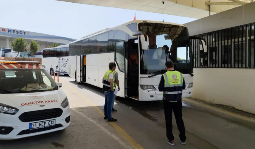 Kurban Bayramı öncesi otobüslere sıkı denetim