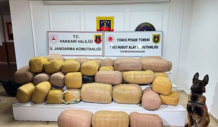 Hakkari’de Dev Uyuşturucu Operasyonu: 626 Kilogram Madde Ele Geçirildi