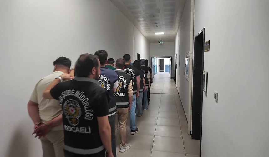 Kocaeli merkezli 4 İlde Fuhuş Operasyonunda 14 Tutuklama
