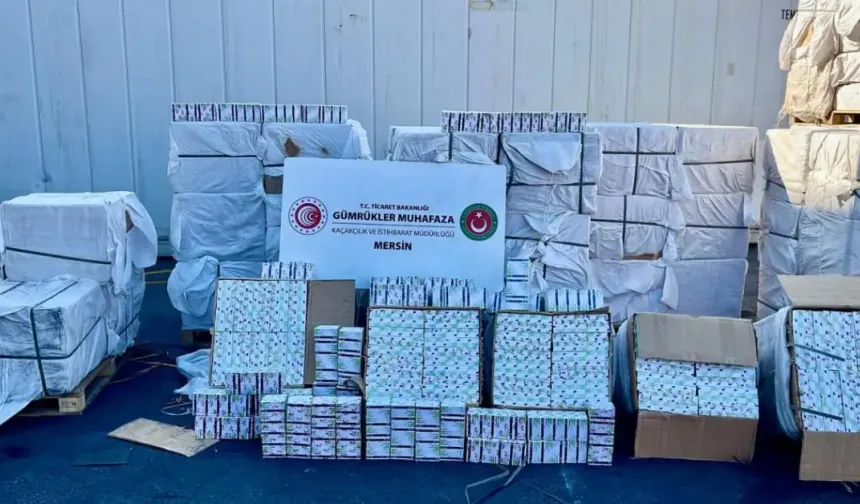 Mersin Limanı'nda 5 milyar liralık kaçak ilaç operasyonu