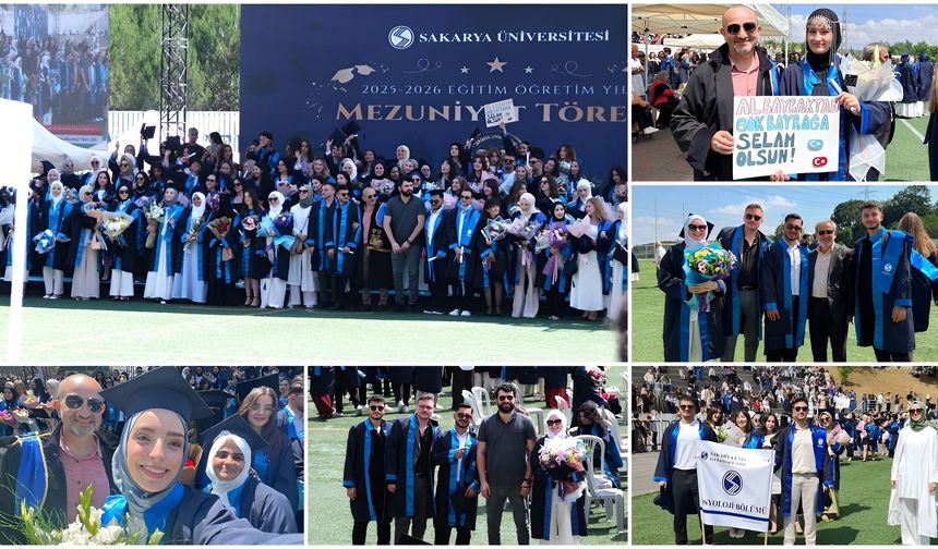 Sakarya Üniversitesi Sosyoloji Bölümü Mezuniyet Coşkusu