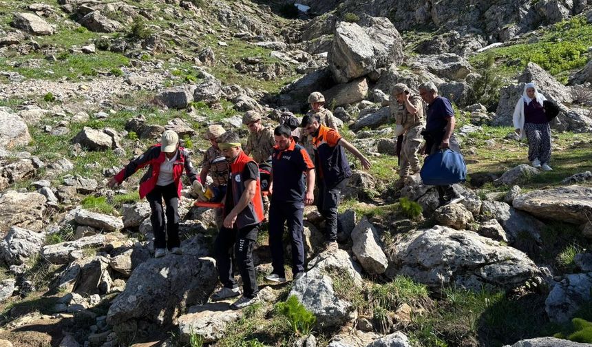 Ters Laleler Bölgesinde Yaralanan Vatandaş Ekiplerin Çalışmasıyla Kurtarıldı