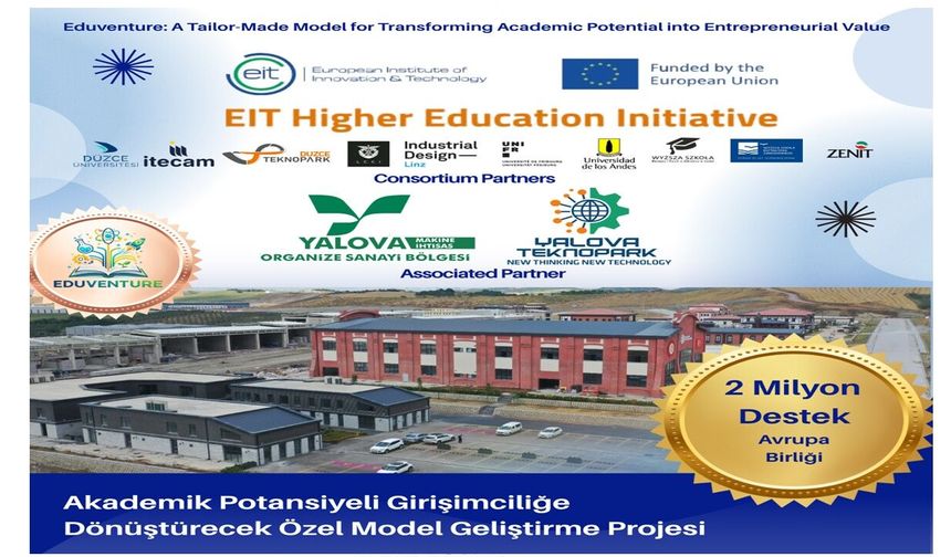 Yalova OSB ve Yalova Teknopark’a Avrupa Birliği’nden 2 Milyon Avroluk Destek