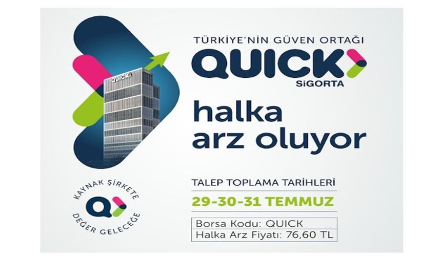 Quick Sigorta halka açılıyor, borsaya yeni soluk geliyor