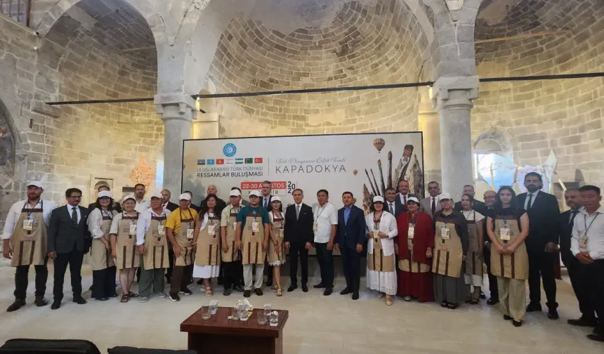 Türk Dünyası Ressamları Kapadokya'da buluştu