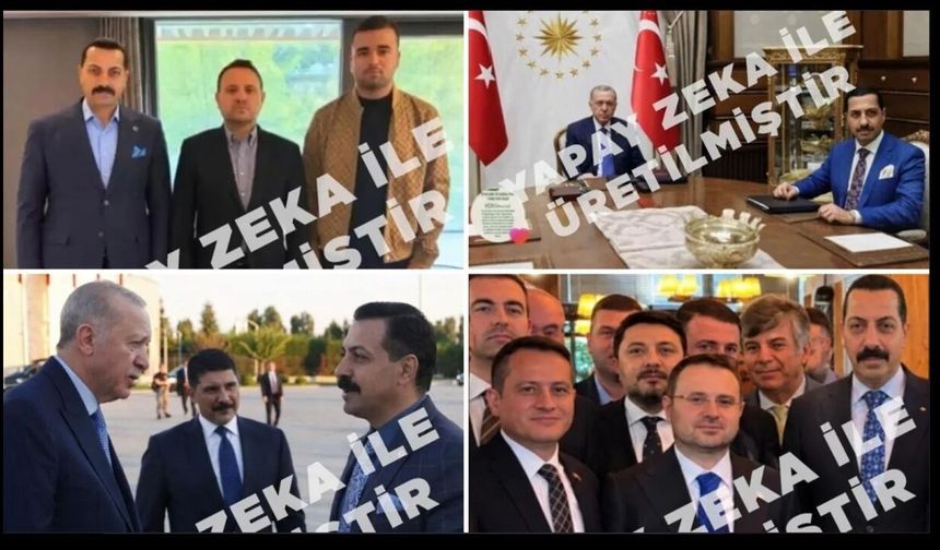 Erdoğan ve Gürlek’in fotoğraflarına kendi görüntüsünü ekledi, gözaltına alındı