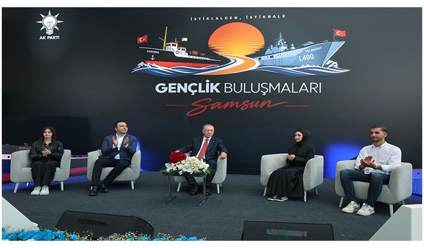 Cumhurbaşkanı Erdoğan Samsun’da Gençlerle Buluştu