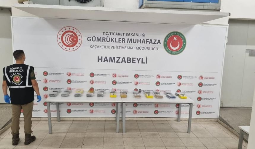 Edirne’de İki Ayrı Sınır Kapısında Rekor Uyuşturucu Sevkiyatına Darbe