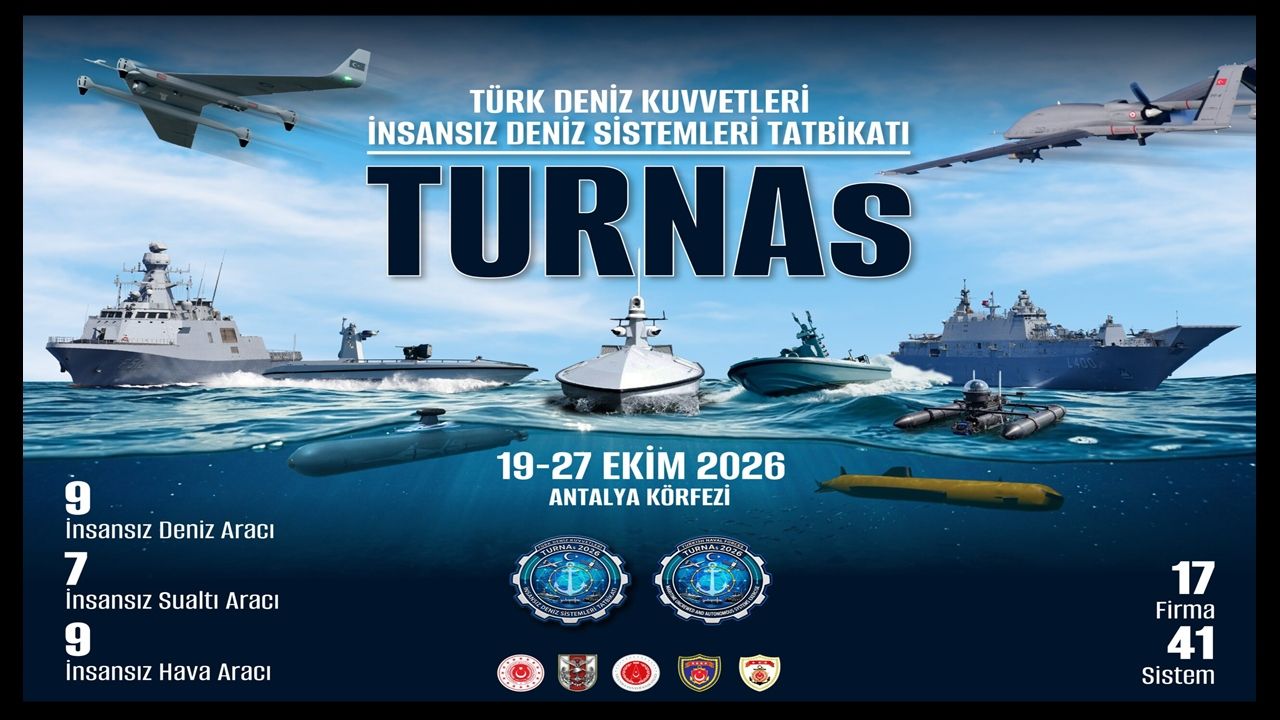 Akdeniz’de TURNAs-2026 İnsansız Deniz Sistemleri Tatbikatı Başladı