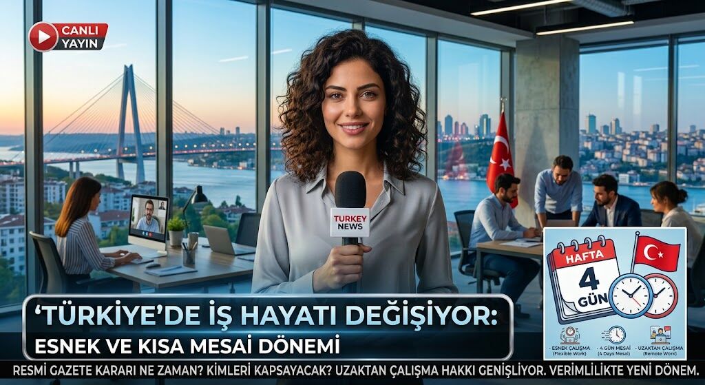 Türkiye’de İş Hayatında Yeni Dönem: Esnek Çalışma ve Dört Günlük Mesai Modeli İncelemede