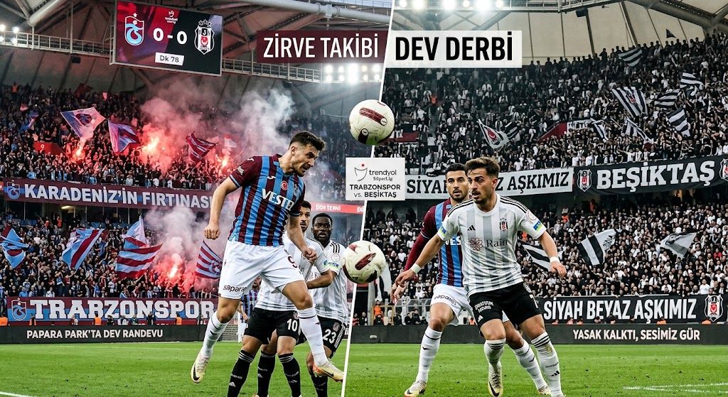 Papara Park’ta Dev Randevu: Trabzonspor ve Beşiktaş Karşı Karşıya!